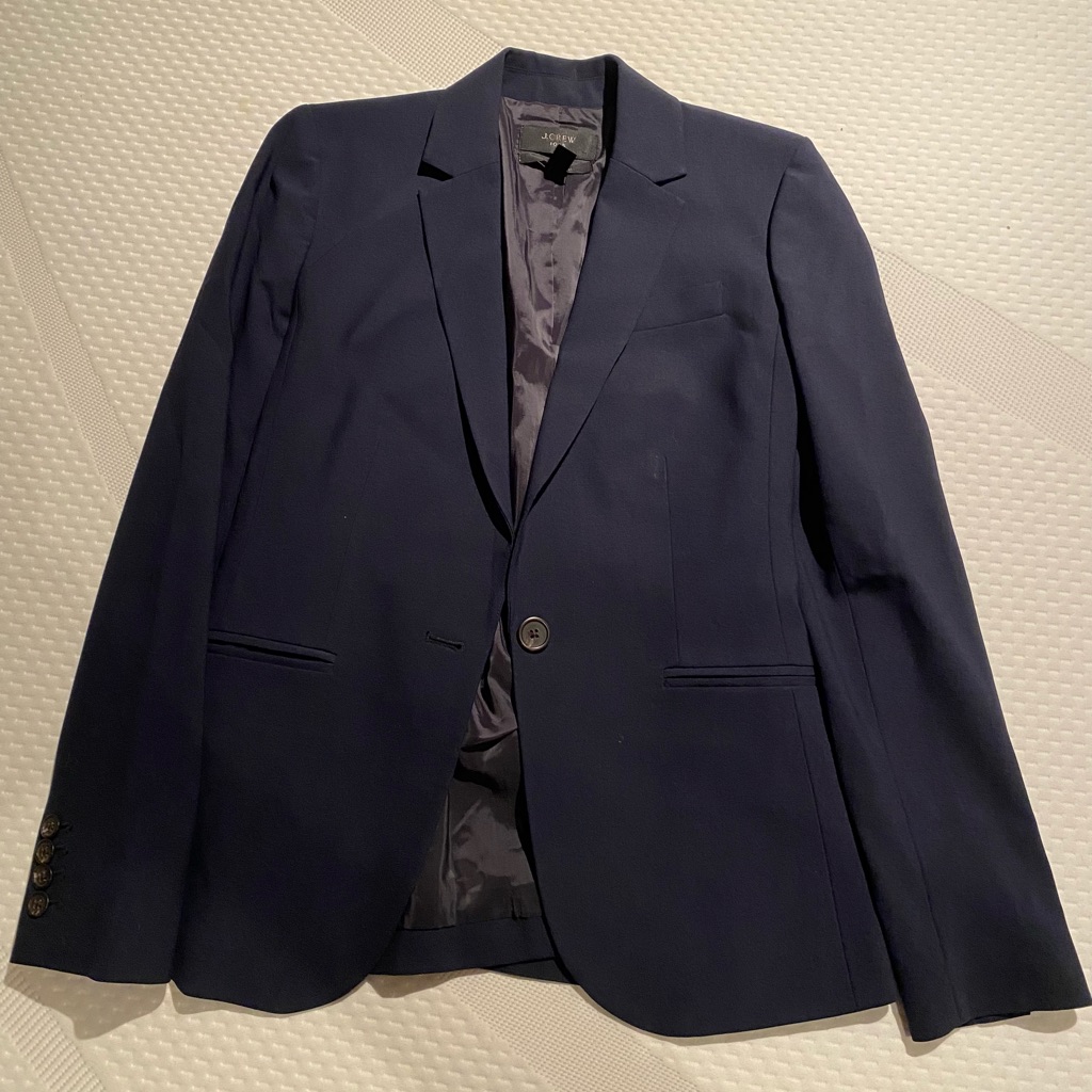 Navy Blue J Crew Blazer